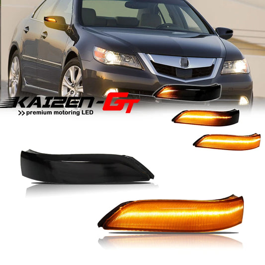 For 2008-2013 Honda Accord CP1 CP2 Sequential Amber Front Side