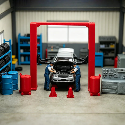 Miniature Repair Work Equipment Model Scale Realistic Scene