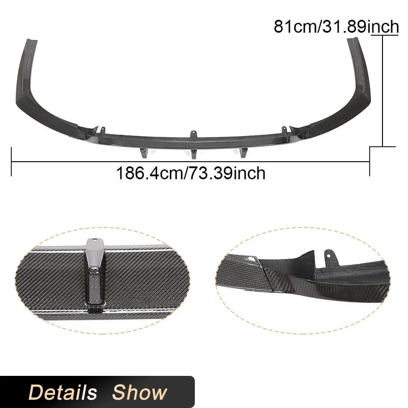 For BMW 6 Series Gt G32 Full Carbon Fiber Rear Bumper Diffuser