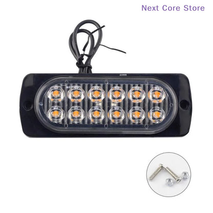 For Auto Drl Nc Strobe Emergency Flashing Beacon Warning 12V 24V