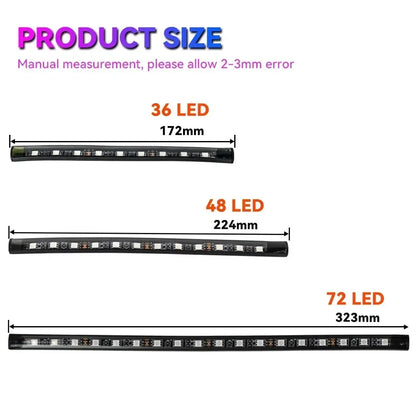 12V RGB Under Chassis Strip Supplies Fits All Cars