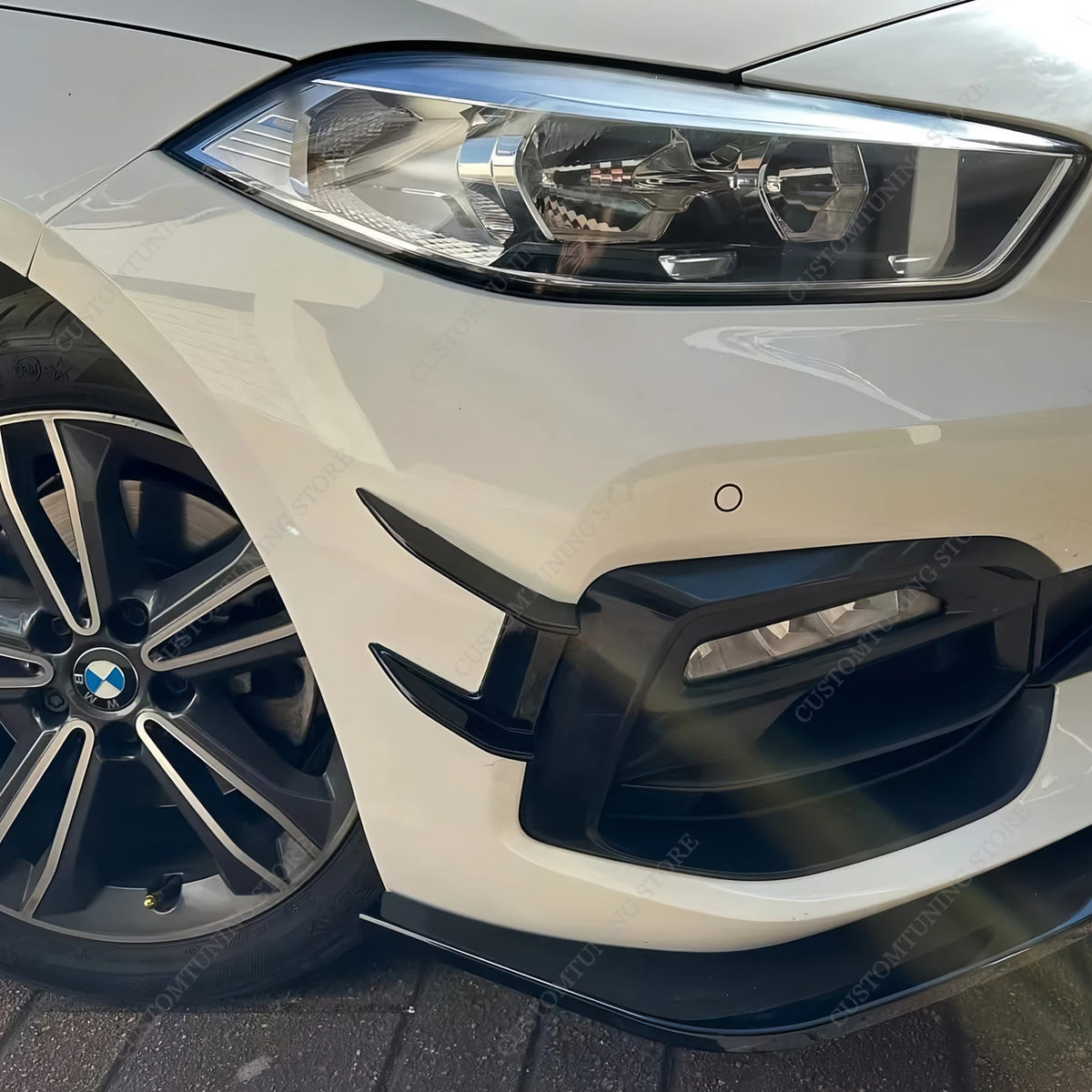 For BMW F40 116D 118I 118D Gloss Black Mp Front Bumper Side
