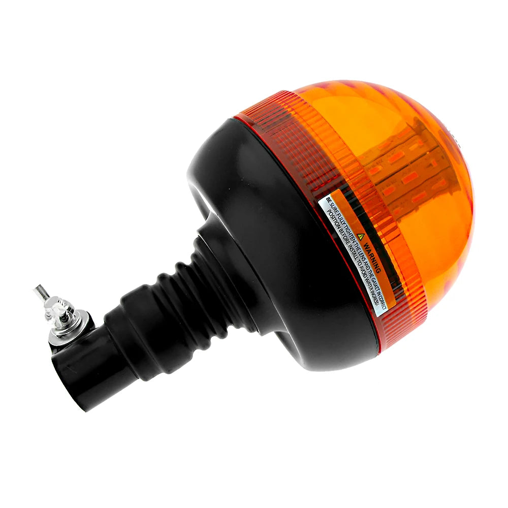 1PCS 12V Amber Beacon Rotating Rotary Truck Tractor Warning