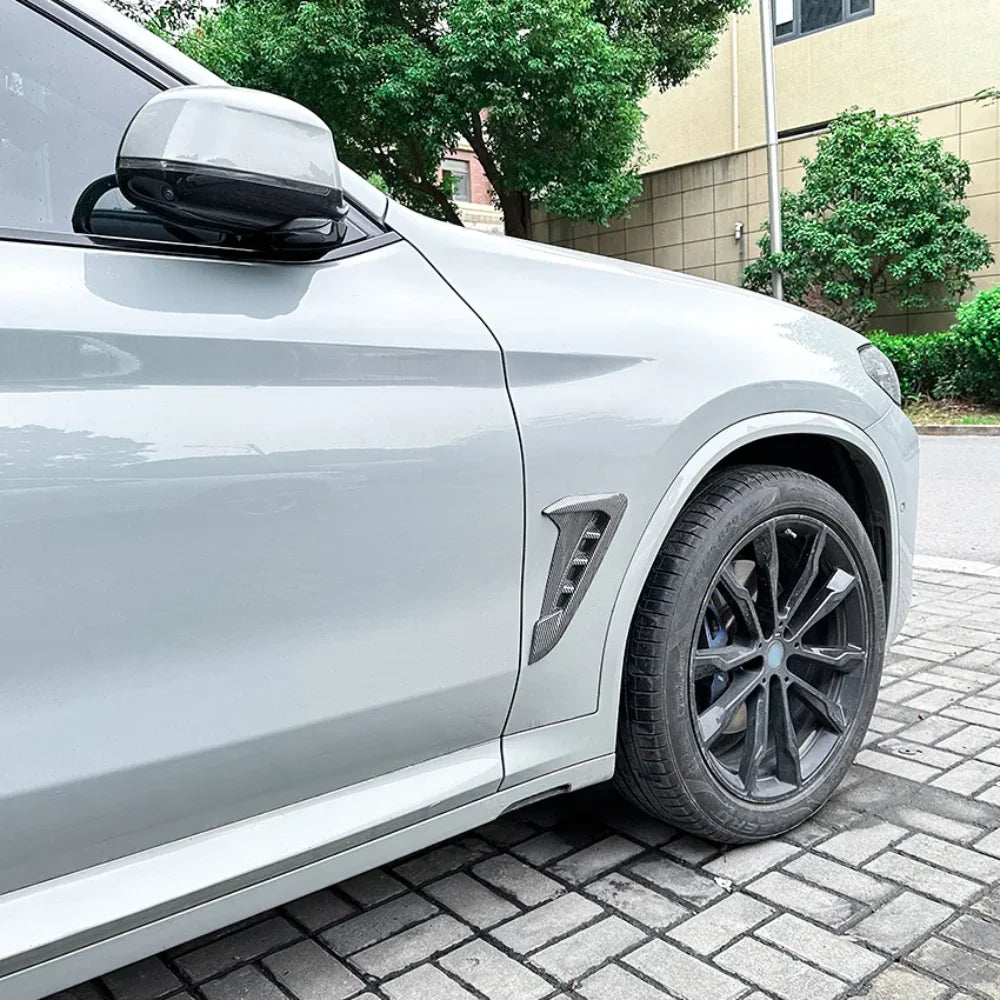 For BMW X3 X4 G01 G02 Side Fender Spoiler Wind Knife Gills Air