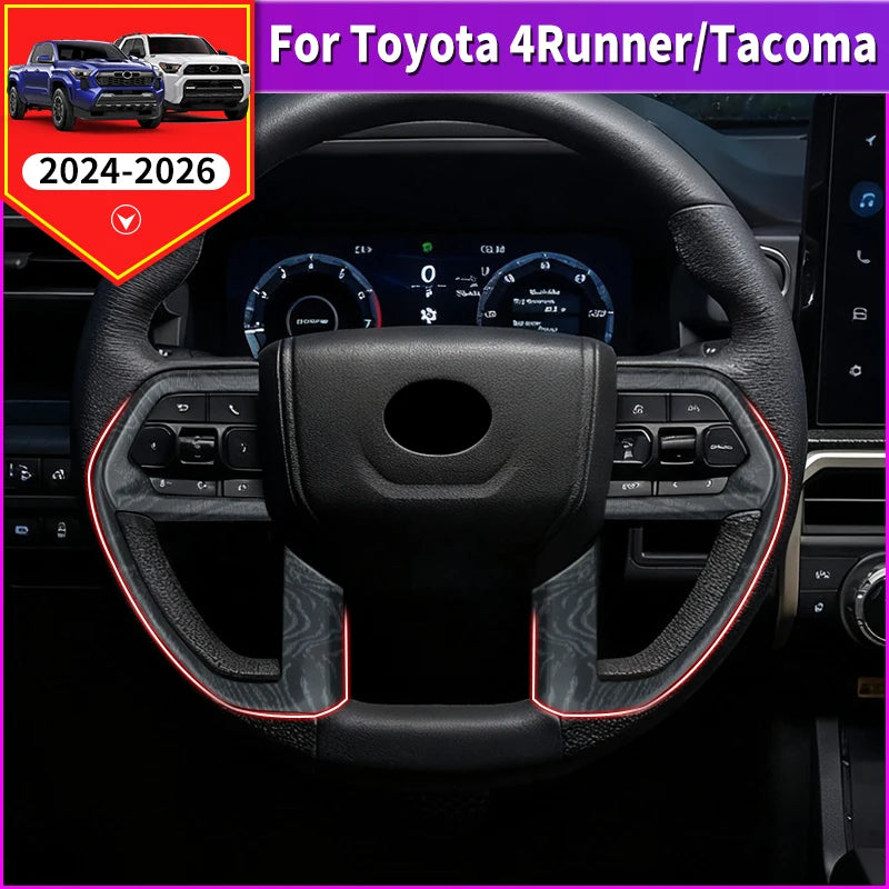 For Toyota 4Runner N500 2024 2025 Tacoma Steering Wheel Trim
