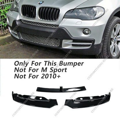 For BMW X5 Standard 2006-2010 Pre-facelift Front Bumper Splitter