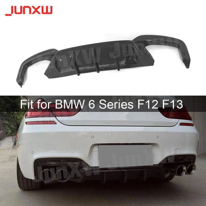 For BMW 6 Series F06 F12 Carbon Fiber Rear Diffuser Fit F13 640I