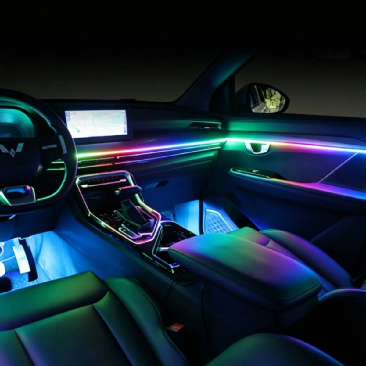 For Drivers Pieces Acrylic Interior APP Controlled Ambient