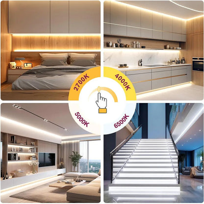 5M 10M 20M Cob Cct Strip 24V Flexible Density