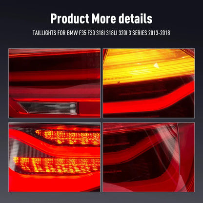 For BMW F35 F30 318I 318LI Pair Tail 320I Series 13-18 Reverse