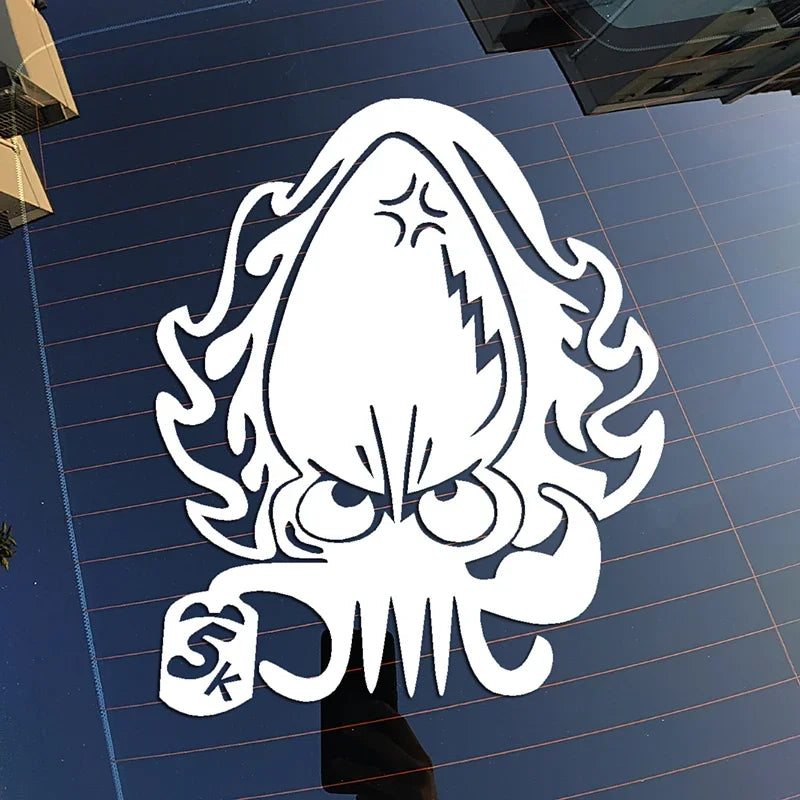 Stickers Octopus Squid Reflective Window Sticker Waterproof
