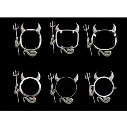 Creative 3D Little Devil Demon Sticker Funny Emblem Logo