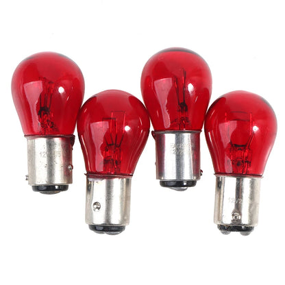 2PCS baw15d Red Brake Stop Tail Bulb 12V Turn