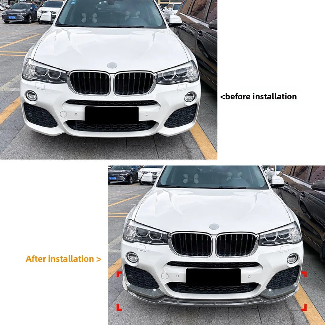 For BMW BMW X3 F25 X4 F26 Lci 2014-2017 Front Lip Shovel Corner