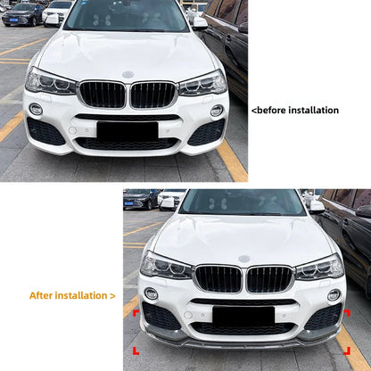 For BMW BMW X3 F25 X4 F26 Lci 2014-2017 Front Lip Shovel Corner