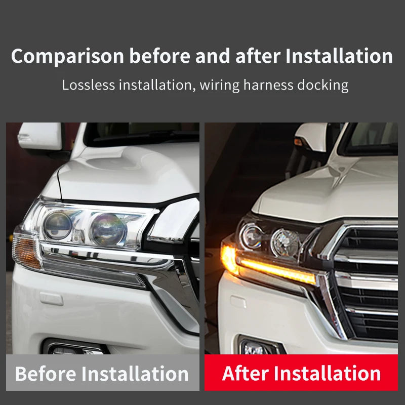 For Toyota Land Cruiser 200 LC200 Dynamic Turn Signal 2016-2021