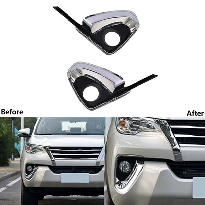 For Toyota Fortuner 2015 2016 2017 2PCS Drl Daytime Running