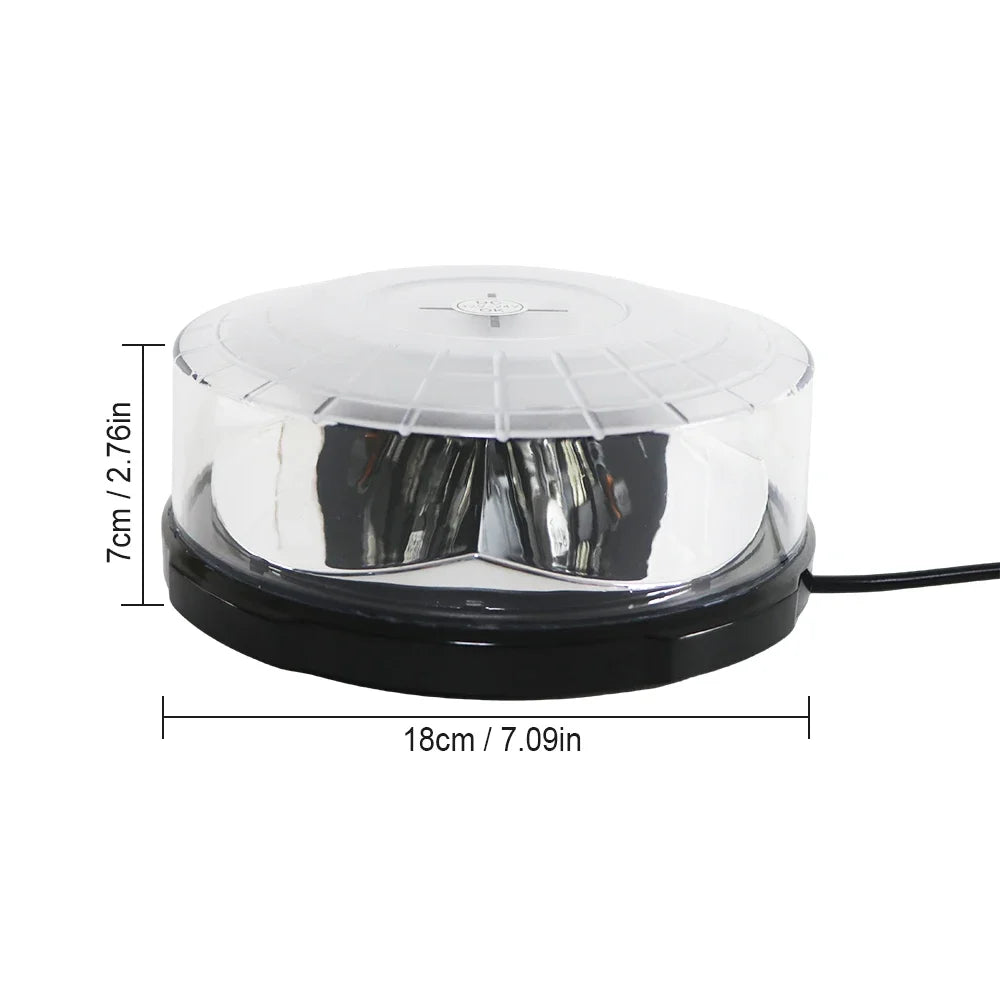 Truck Roof Beacon Amber Strobe Warning Fire Engine Bus