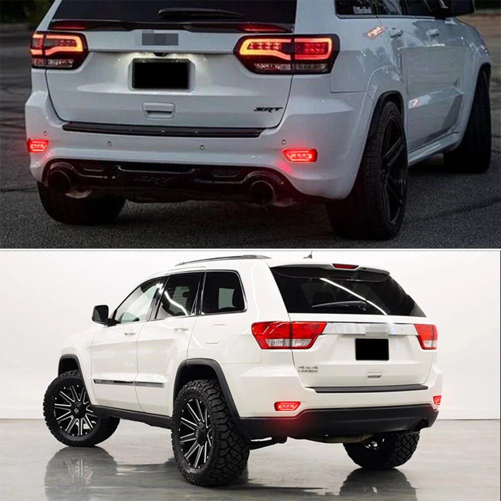 For Jeep Grand Cherokee 2011-2022 Rear 2PCS Bumper Reflector