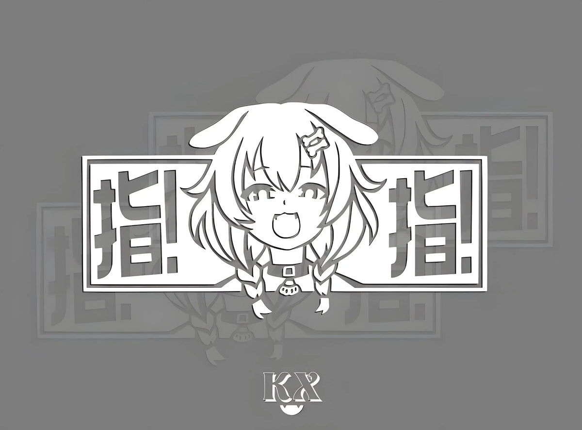 Stickers Cute Anime Die Korone Inugami Vinyl Decal Hololive