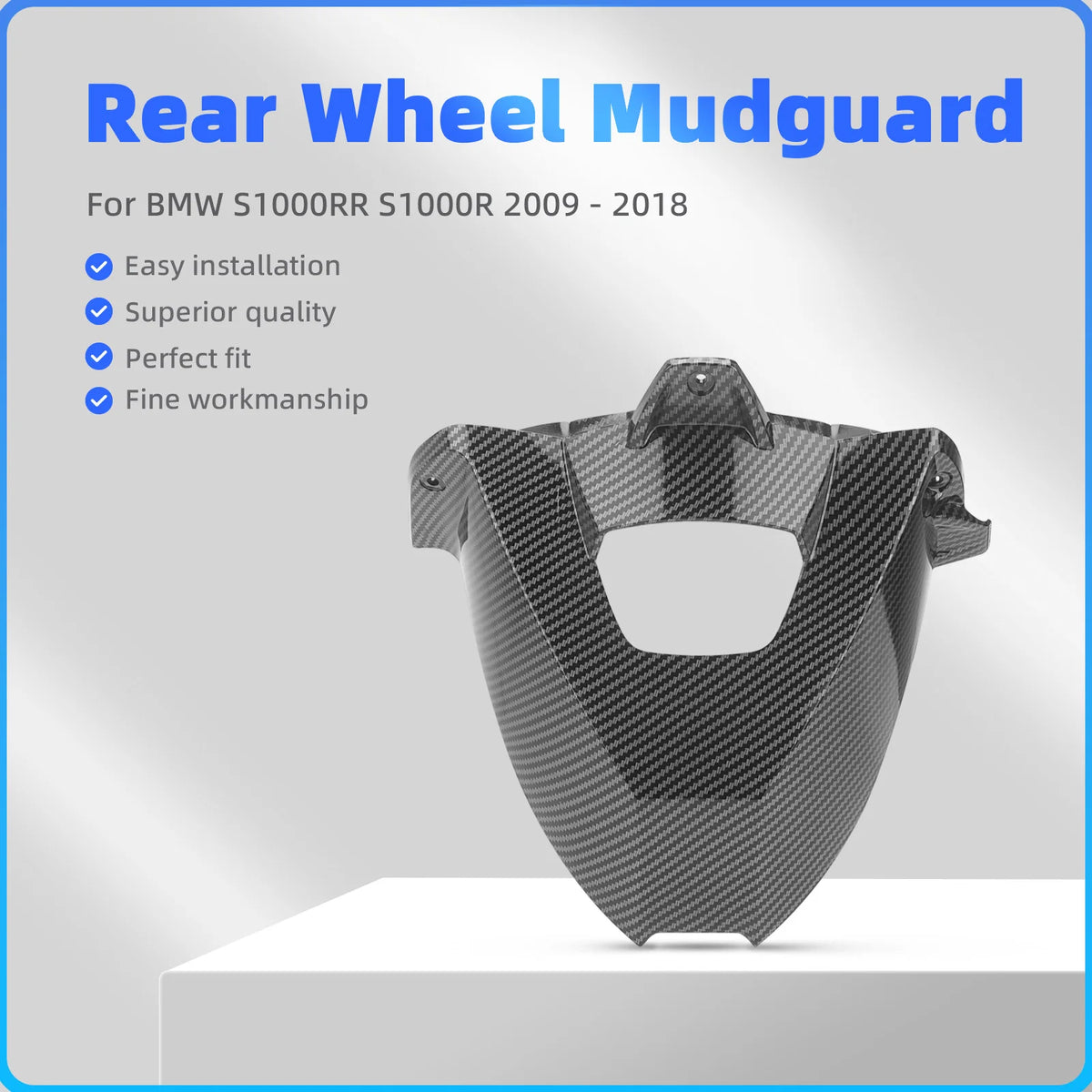 For BMW S1000RR S1000R 2009 - Motorcycle Rear Wheel Hugger