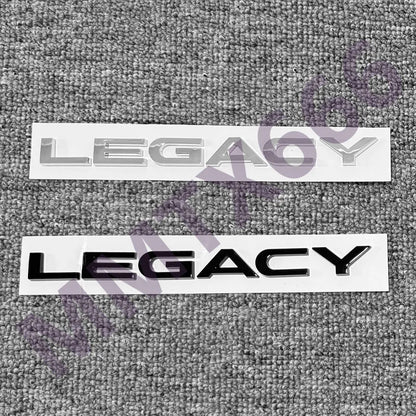 3D ABS Legacy Logo Badge Stickers Rear Trunk Body