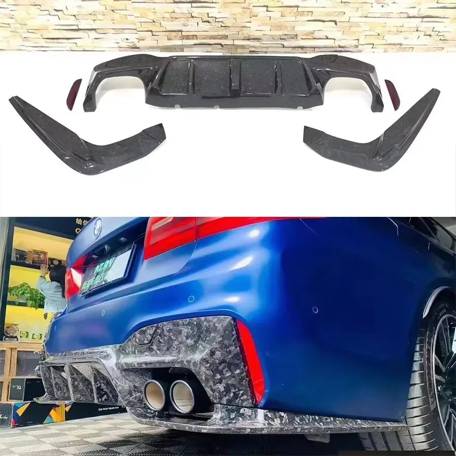 For BMW 5 Series M5 F90 G30 G38 Carbon Fiber Back Lip Rear
