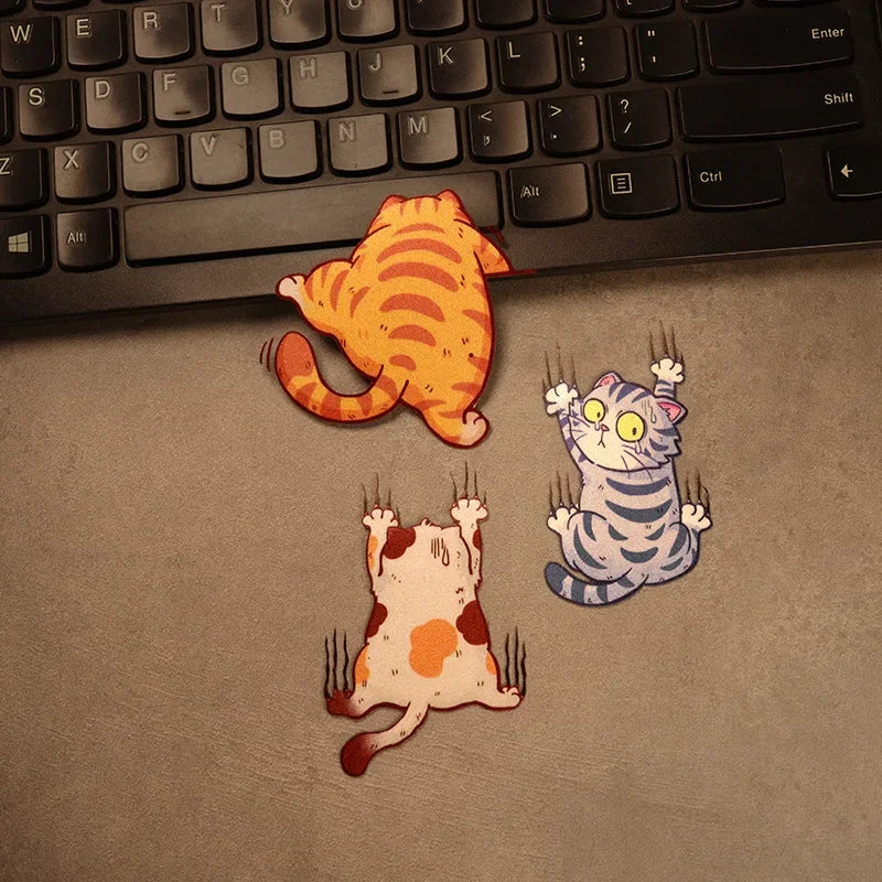 Kkjoy Set Cute Pet Cat Sticker Climbing Cats Animal