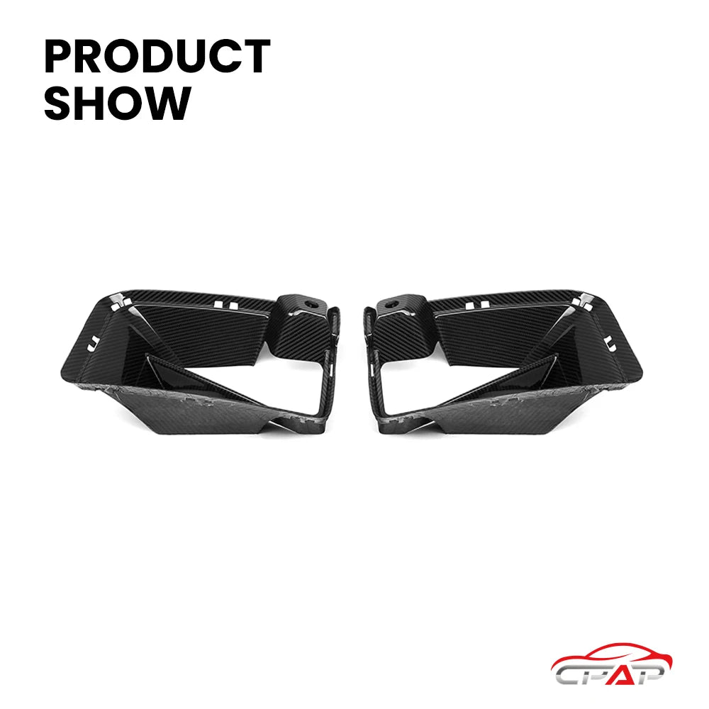 For BMW M2 G87 Cs Style Real Dry Carbon Fiber Front Bumpe Air