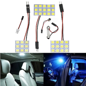 T10 Festoon 12 24 48 Smd Panel Ice Blue
