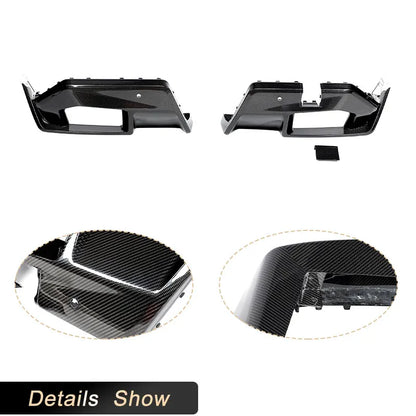 For BMW G90 G99 M5 2025 Rear Bumper Diffuser Lip Spoiler Dry