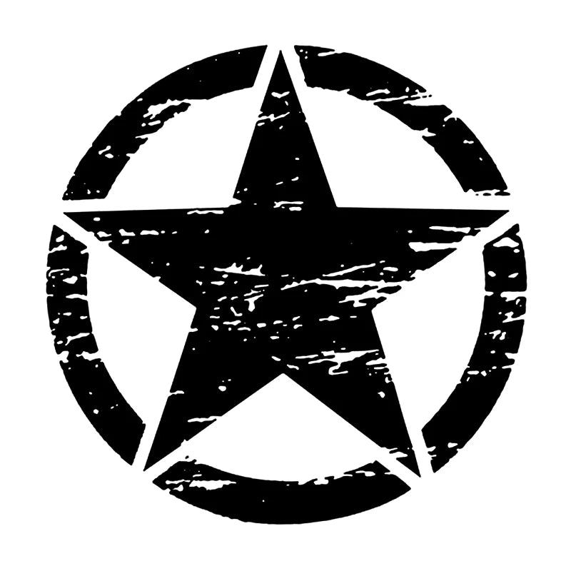 For Jeep Sticker Large Hood Graphic 50CM Big Star Graphic
