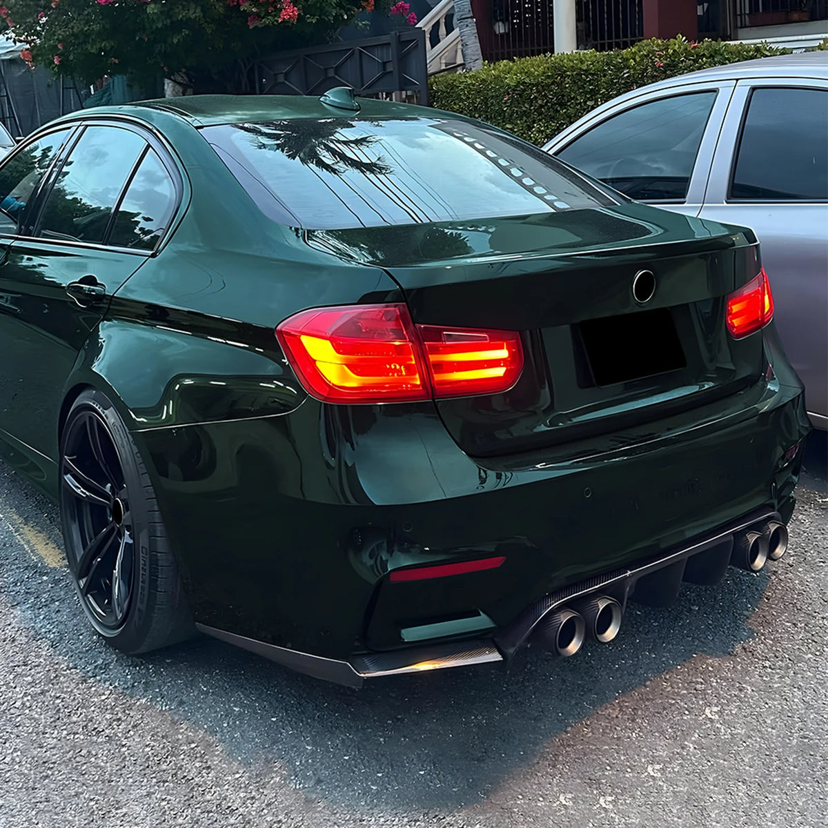 For BMW F80 M3 F81 F82 F83 M4 2014-2019 Rear Bumper Diffuser Lip