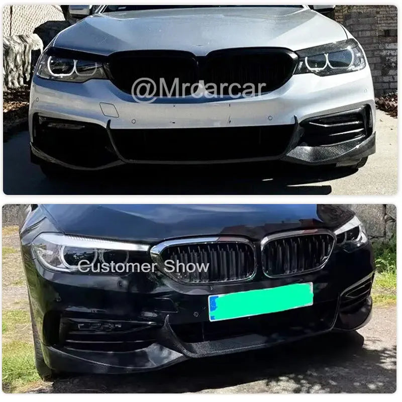 For BMW 5 Series G30 530I Front Bumper Lip Spoiler 540I Base