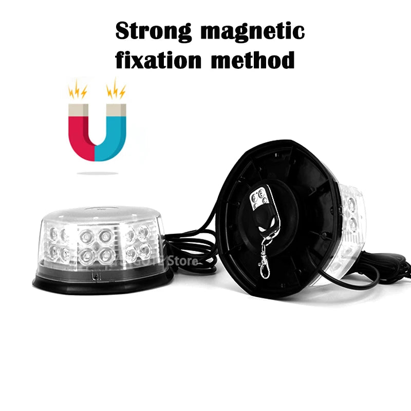 Green Engineering Trucks Trailer Magnet 32LED Beacon Flashing