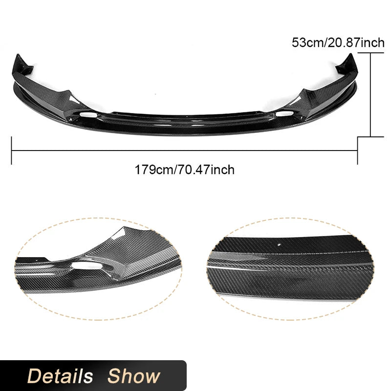 For BMW 5 Series G30 G31 Front Bumper Lip Spoiler m-sport