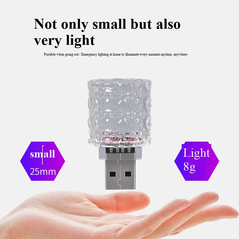 Ambient USB Night Colorful Touch Interior Lighting