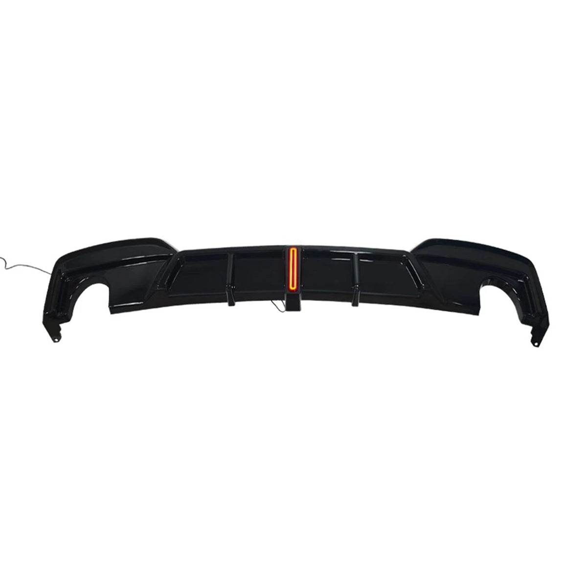For BMW F06 F12 F13 M Gloss Black Rear Bumper Diffuser Lip Sport