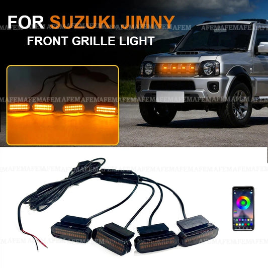 For Suzuki Jimny JB64 JB74 2019 2020 2021 White Front Grille