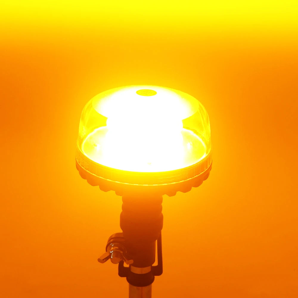 12V 24V Emergency Strobe Warning Beacon Rotating Screws Flashing