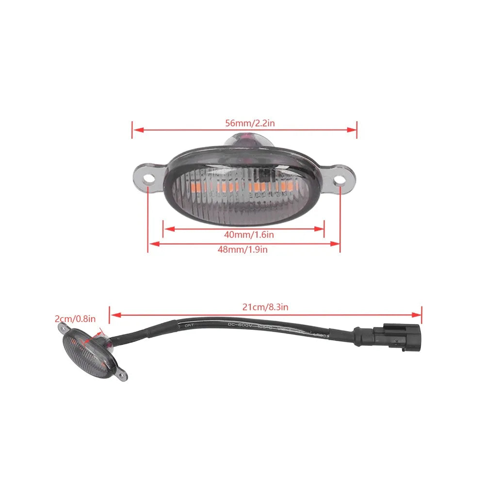Durable Amber Lighting Front Grille Bar Mount off-road Use
