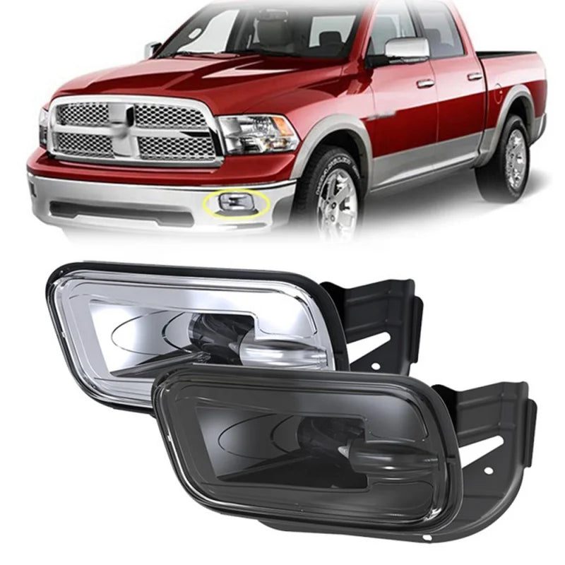 For Dodge Ram 1500 Fog Light 2PCS Dot Fog Pickup Truck Dodge Ram