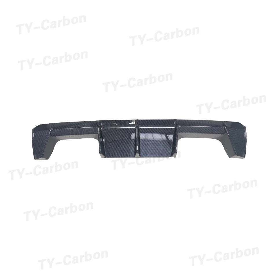 For BMW M3 M4 G80 G82 Real Carbon Fiber Rear Bumper Lip Splitter