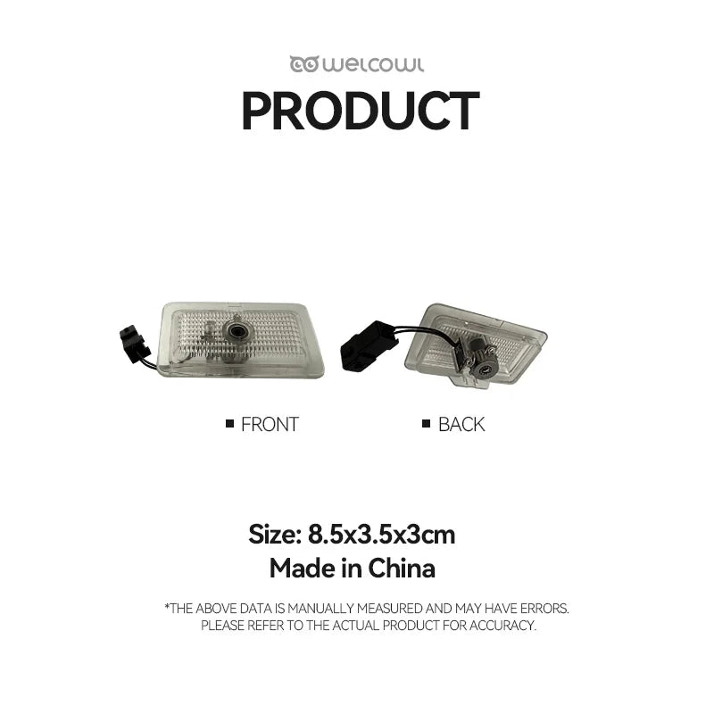 For Mercedes-Benz Actros L F MP1 2PCS Door Welcome Projector