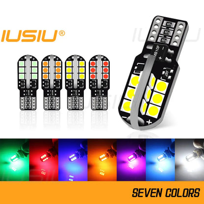 Iusiu 2PCS Canbus T10 W5W Super Bright 194 Bulb