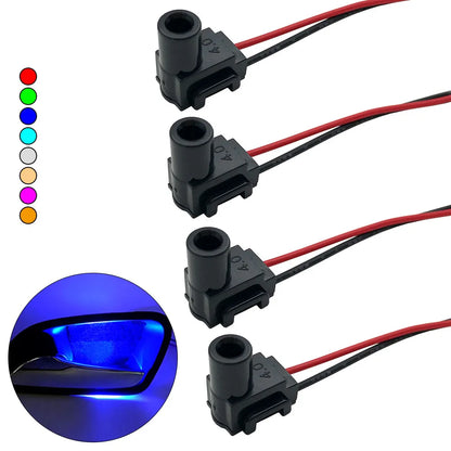 4PCS 12V 0.2w Source Plastic MINI Illuminator l-type Emitter