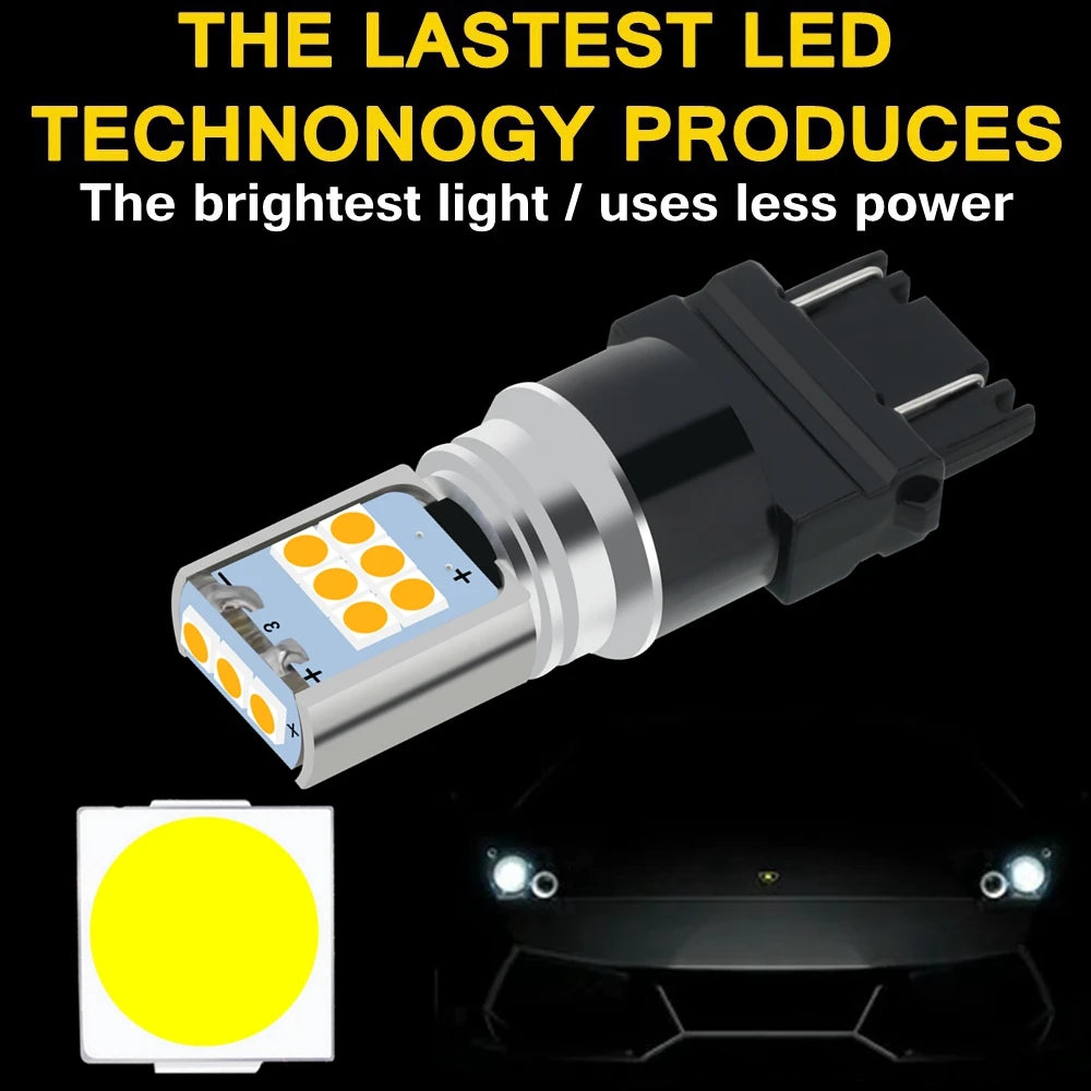 2PCS T20 3157 Bulbs 7443 W21 5W 7440 W21W