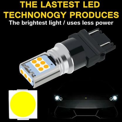2PCS T20 3157 Bulbs 7443 W21 5W 7440 W21W