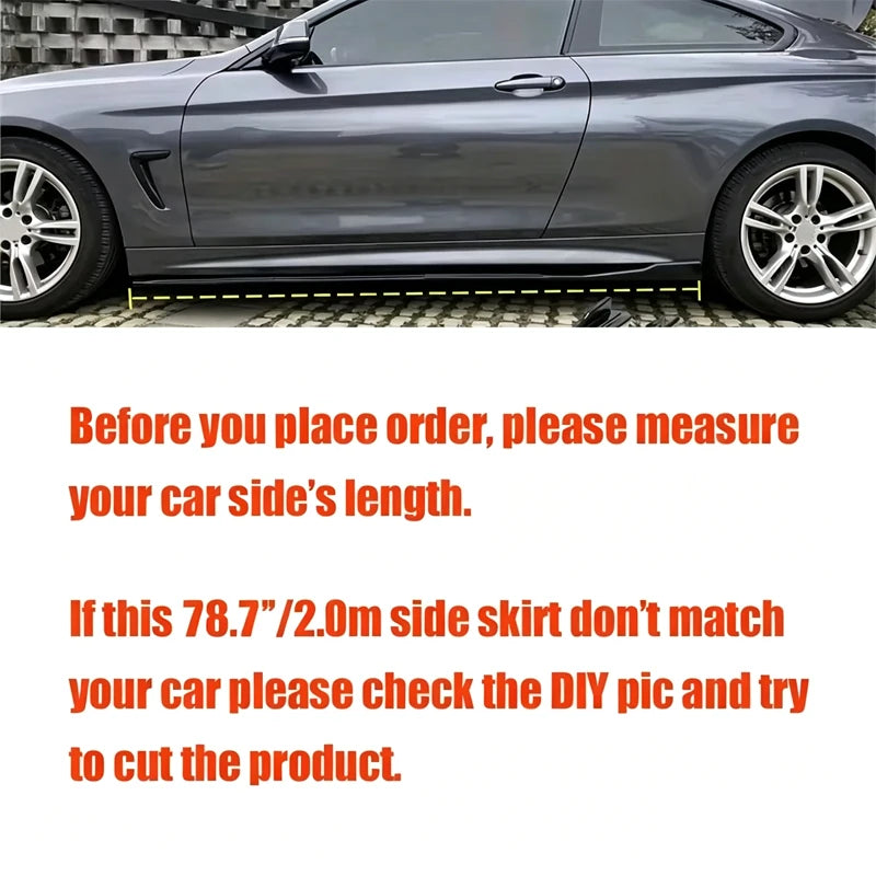 For BMW Z4 G29 G4Z Roadster 2M 78.7 Side Skirts Extension Rocker
