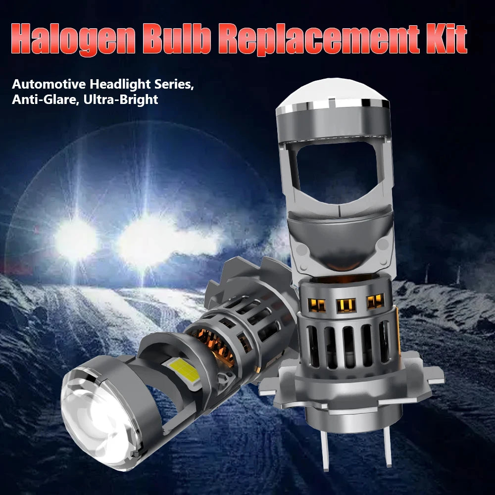 Engzea H7 Bi 4600000LM 4000W MINI Projector Lens H8